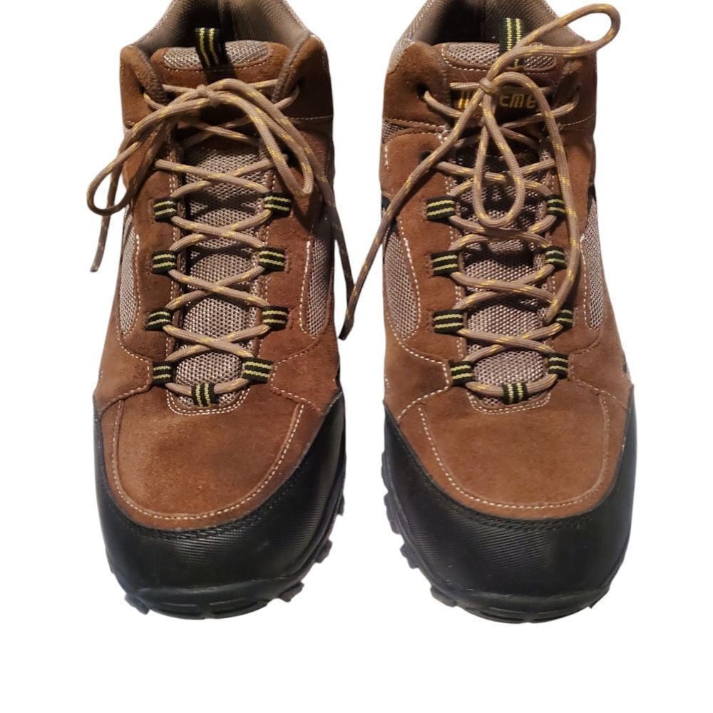 Mt Emey Men's Brown Leather HikingShoes Boots 9703-2L Size 14E